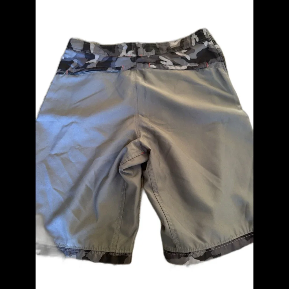 North Face Classic V RipStop Camo Hybrid‎ Board Shorts Swim Trunks Mens 32